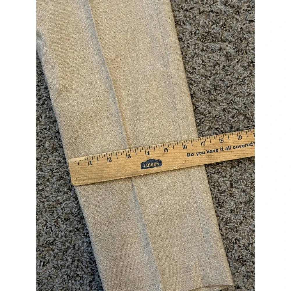 Suitsupply Zigo CZ Mens Pure Wool 4-Ply Pleated Trousers Side Adjusters 28x28
